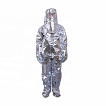 Aluminum foil insulation clothing 1000 degree fire prevention chemical protective suit